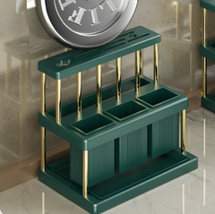 Luxury Kitchen Multifunctional Utensil Storage Rack