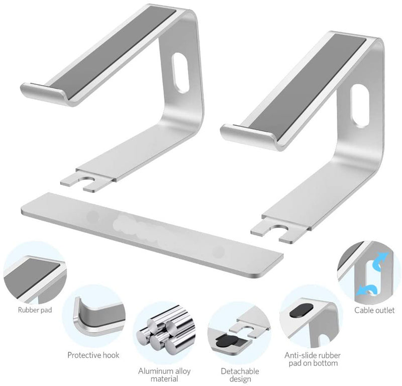 Portable Height-Adjustable Laptop Stand for Desktop