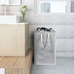 72L Collapsible Laundry Hamper with Extended Handles