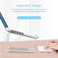 Portable Height-Adjustable Laptop Stand for Desktop